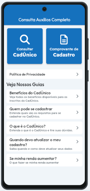 Bolsa Família - Consulta Guia Screenshot 0