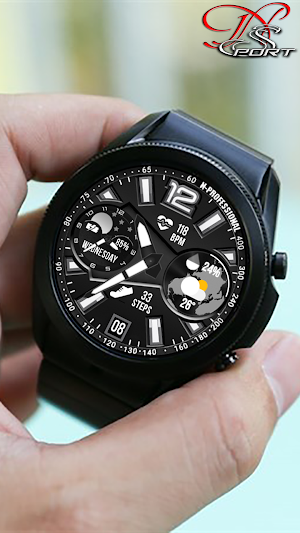 [N-SPORT601]Moonpase WatchFace Screenshot 1