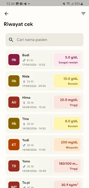 Lab Health Pocket Screenshot 2