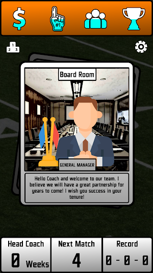 Sidelines : American Football Manager Card Game Screenshot 1