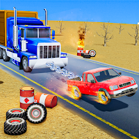 Crazy Car Towing Race 3D