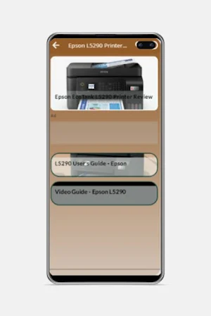 Epson L5290 Printer Guide App Screenshot 0