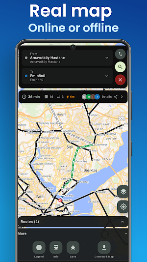 Istanbul Metro Map Offline Screenshot 3