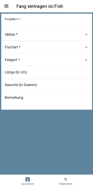 isiFish - Fangbuch für Vereine Screenshot 3