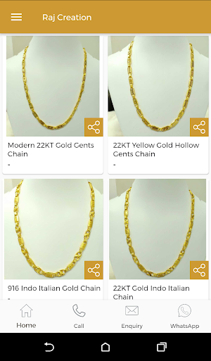Raj Creation - Gold Chain & Bracelet Wholesaler Screenshot 2