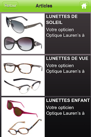 Optique Lauren's Screenshot 1