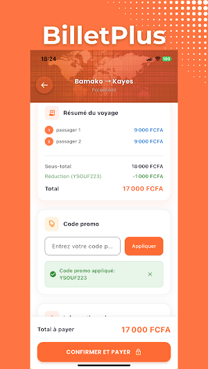 BilletPlus Screenshot 2