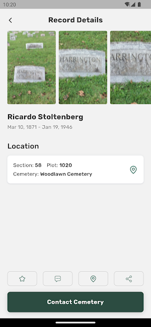 Fairmount Cemetery Screenshot 2