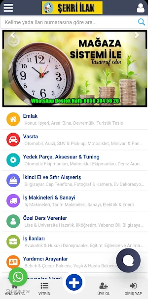 Şehri ilan :Emlak &Araç Al-Sat Screenshot 0