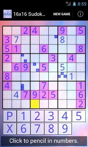 16x16 Sudoku Challenge HD Screenshot 1