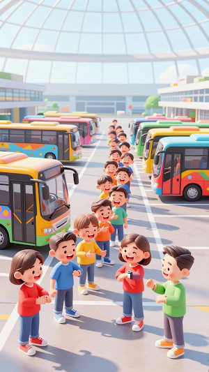 Airport Bus Sort Screenshot 0