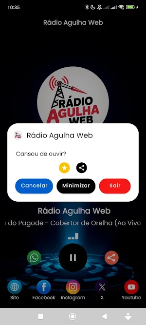 Rádio Agulha Web Screenshot 3
