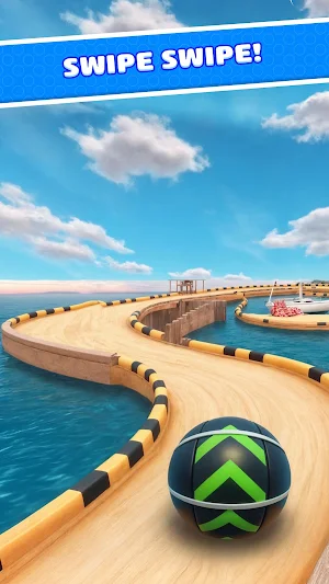 Crazy Sky Ball Rolling Game Screenshot 3