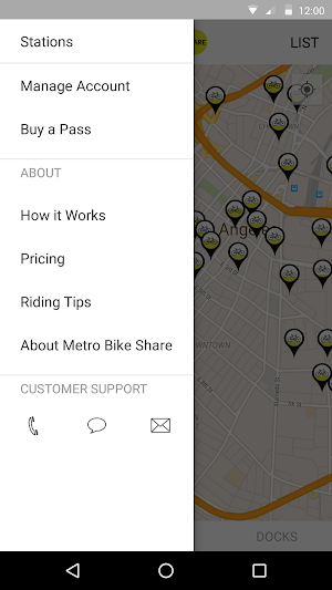 Metro Bike Share Screenshot 3