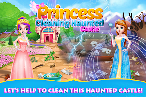 Princess Cleaning Haunted Castle Screenshot 2