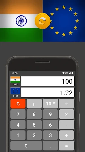 Euro / Indian Rupee Screenshot 1