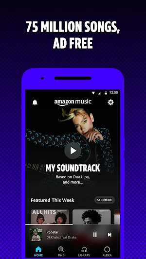 Amazon Music: Discover Songs Screenshot 0