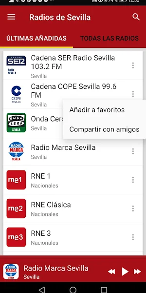 Radios de Sevilla - España Screenshot 1