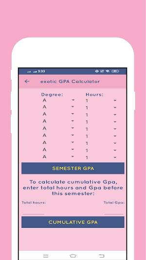 Exotic Gpa Cal Screenshot 3