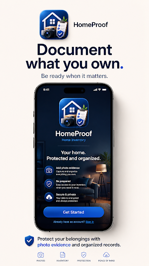 HomeProof: Home Inventory Screenshot 0
