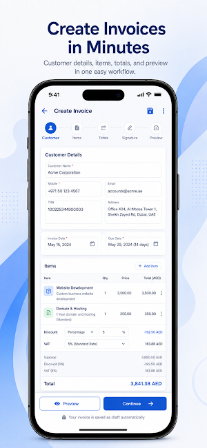 ALFNR Invoice+ Screenshot 1