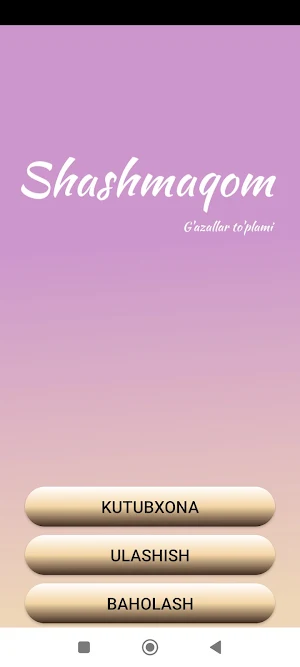 SHASHMAQOM Screenshot 0