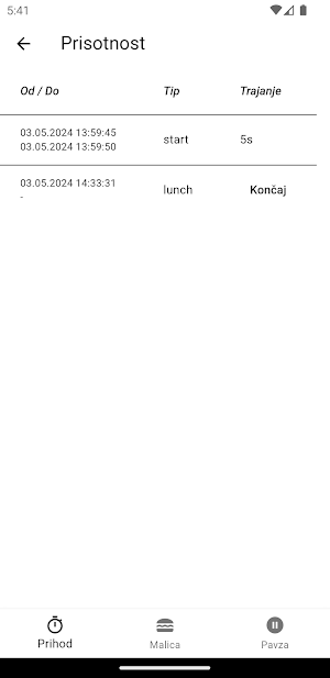 Organizer Screenshot 1