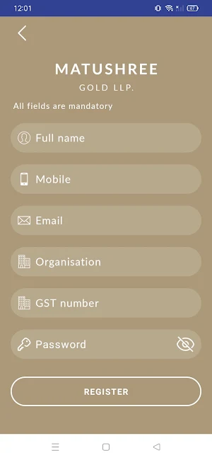 Matushree Gold LLP. Screenshot 1