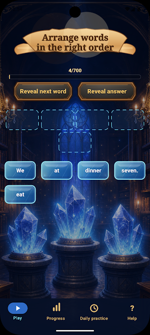 Scrambly: English Grammar Screenshot 0