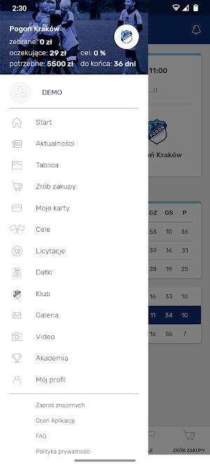 Pogoń Kraków Screenshot 2