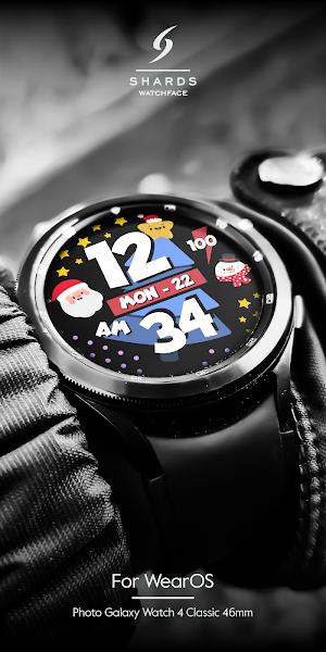 SH012 Watch Face, WearOS watch Screenshot 2