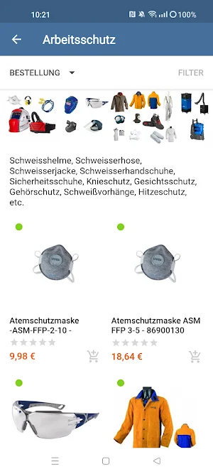 Schweissershop Screenshot 2