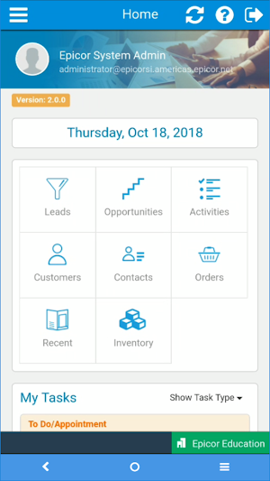 Epicor CRM Screenshot 0
