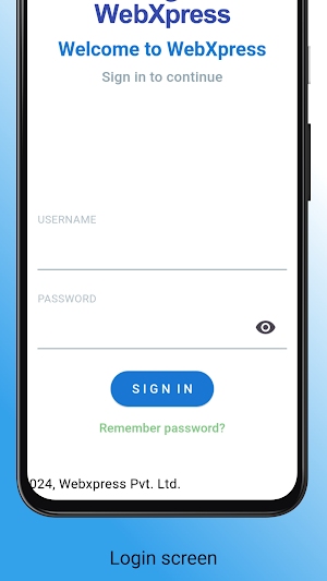WebxpressTMS Screenshot 1