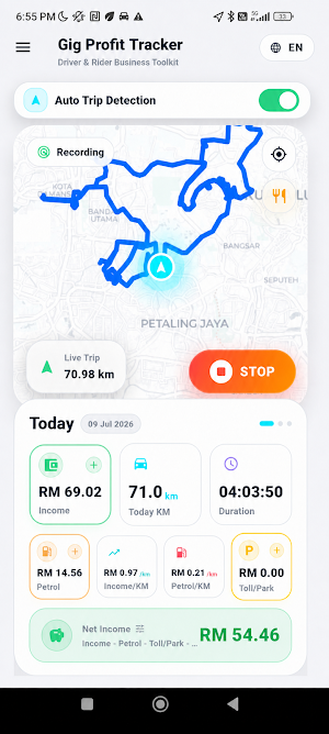 Gig Profit Tracker Screenshot 0