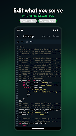 Localhost Web Server & PHP Screenshot 2