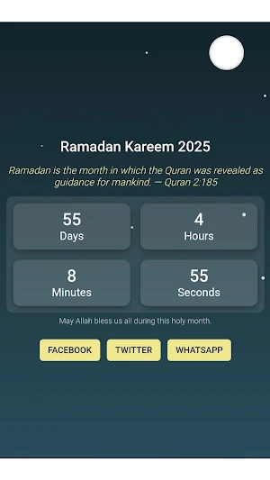 Ramadan Countdown 2025 Screenshot 2