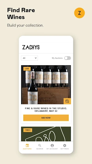 Zachys Wine Auctions Screenshot 0