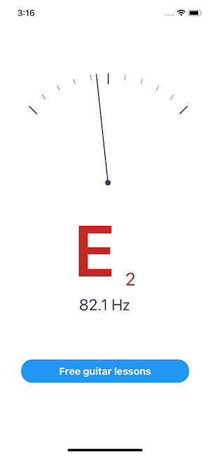 Simple Guitar Tuner Screenshot 0