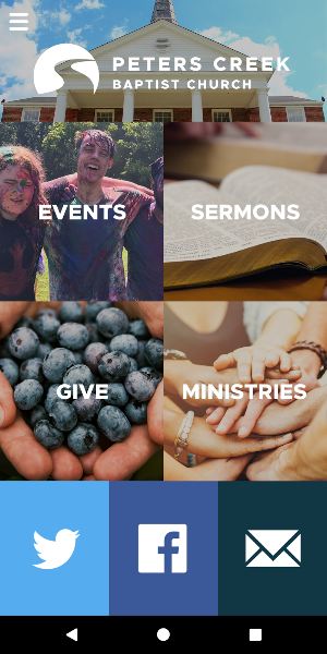 Peters Creek Baptist Church Screenshot 0