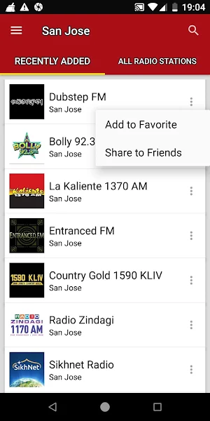 San Jose Radio Stations - USA Screenshot 1
