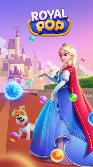 Royal Pop-Bubble Shooter Screenshot 1