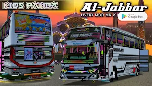 Mod Bussid STJ Kids Panda Screenshot 1