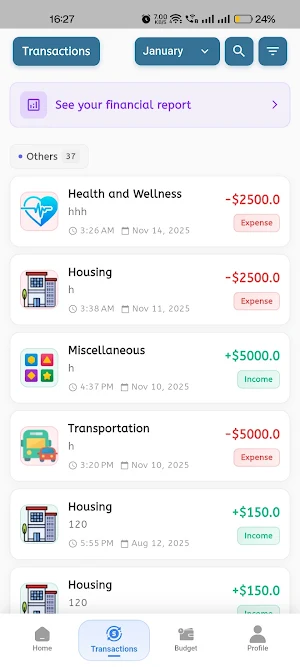 ExpensioTracker: Secure Wallet Screenshot 1