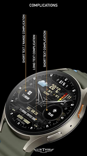 Weather Watch Face 074 Screenshot 3
