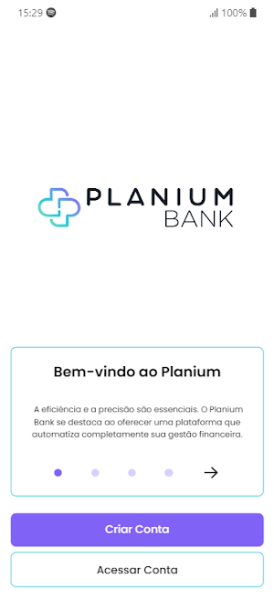 Planium Bank Conta Screenshot 0