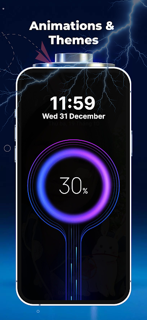 4k Battery Charging Animations Screenshot 1