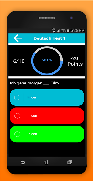 Deutsch Übungen für Mittelstuf Screenshot 2