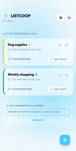 ListCoop Screenshot 0