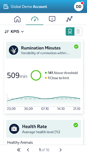 DataLive™ Screenshot 1